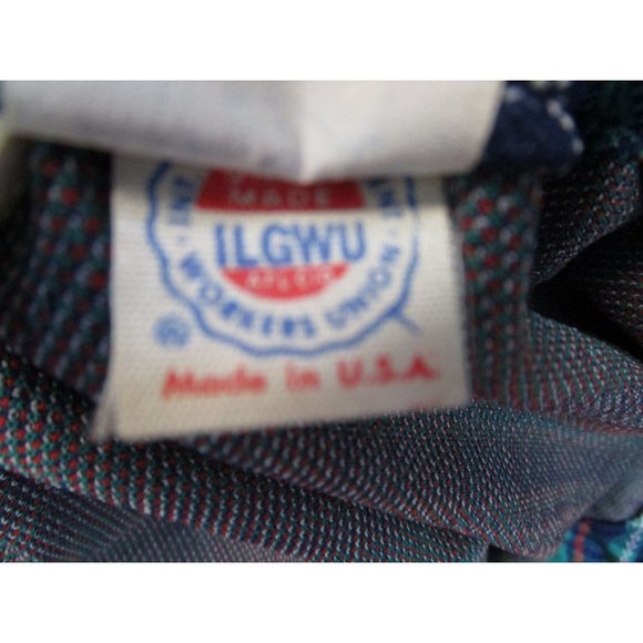 Vintage Bobbi June of Kansas City Plaid Pull On Polyester Skirt GUC ILGWU Tag - Picture 4 of 10